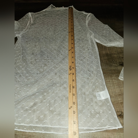 Show me your Mumu, Women's Size Small Sheer Blouse - Picture 6 of 10